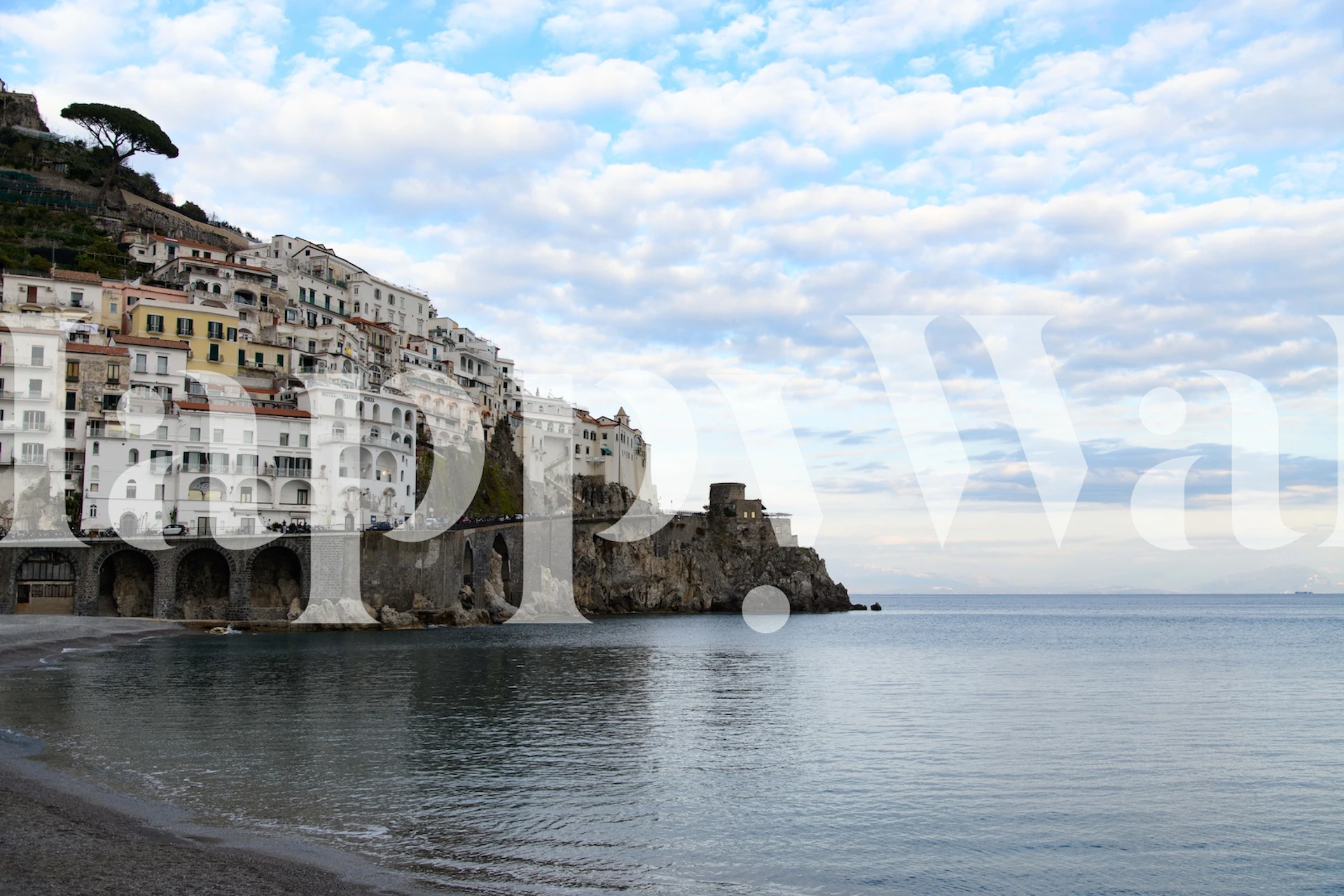 Tapeta Amalfi Sunrise Dream v pokoji