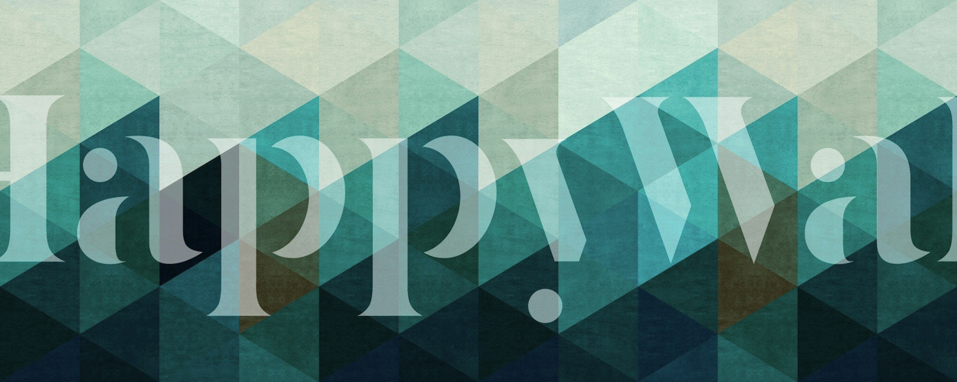 Papel tapiz geométrico colorido exhibido en una habitación