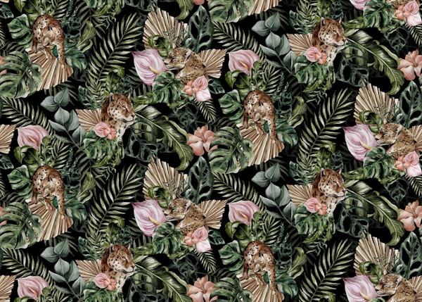 Cheetah Flower Jungle