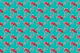 Pink Flamingo on Turquoise