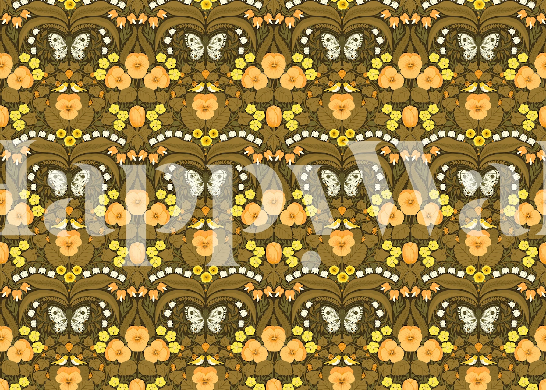 Dollhouse Garden 7 květinový vzor