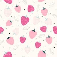 Strawberries Pink tapetit