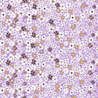 Daisies ditsy lilac wallpaper