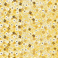 Daisies ditsy yellow wallpaper