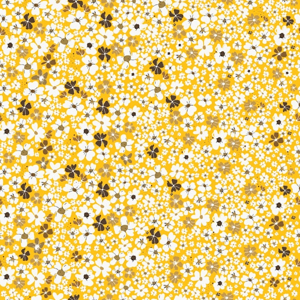 Daisies ditsy yellow