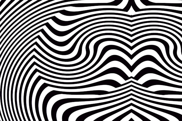 Black White Optical Illusion