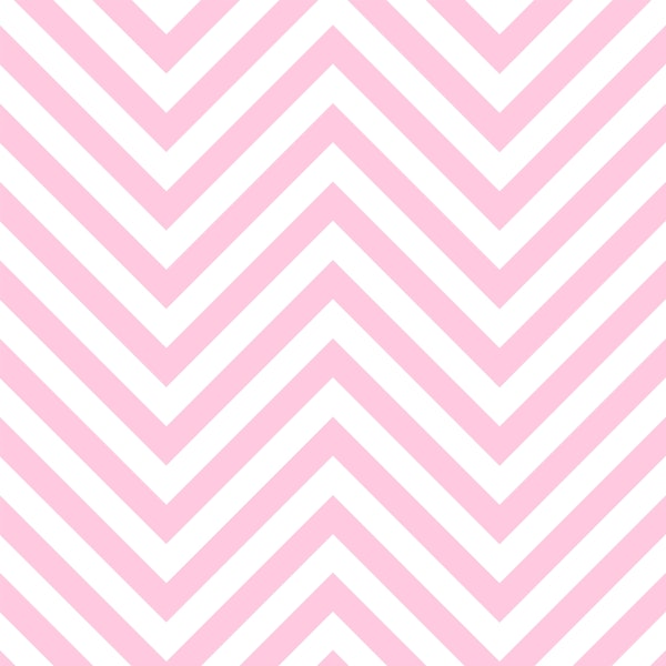 Baby Pink White Chevron Art