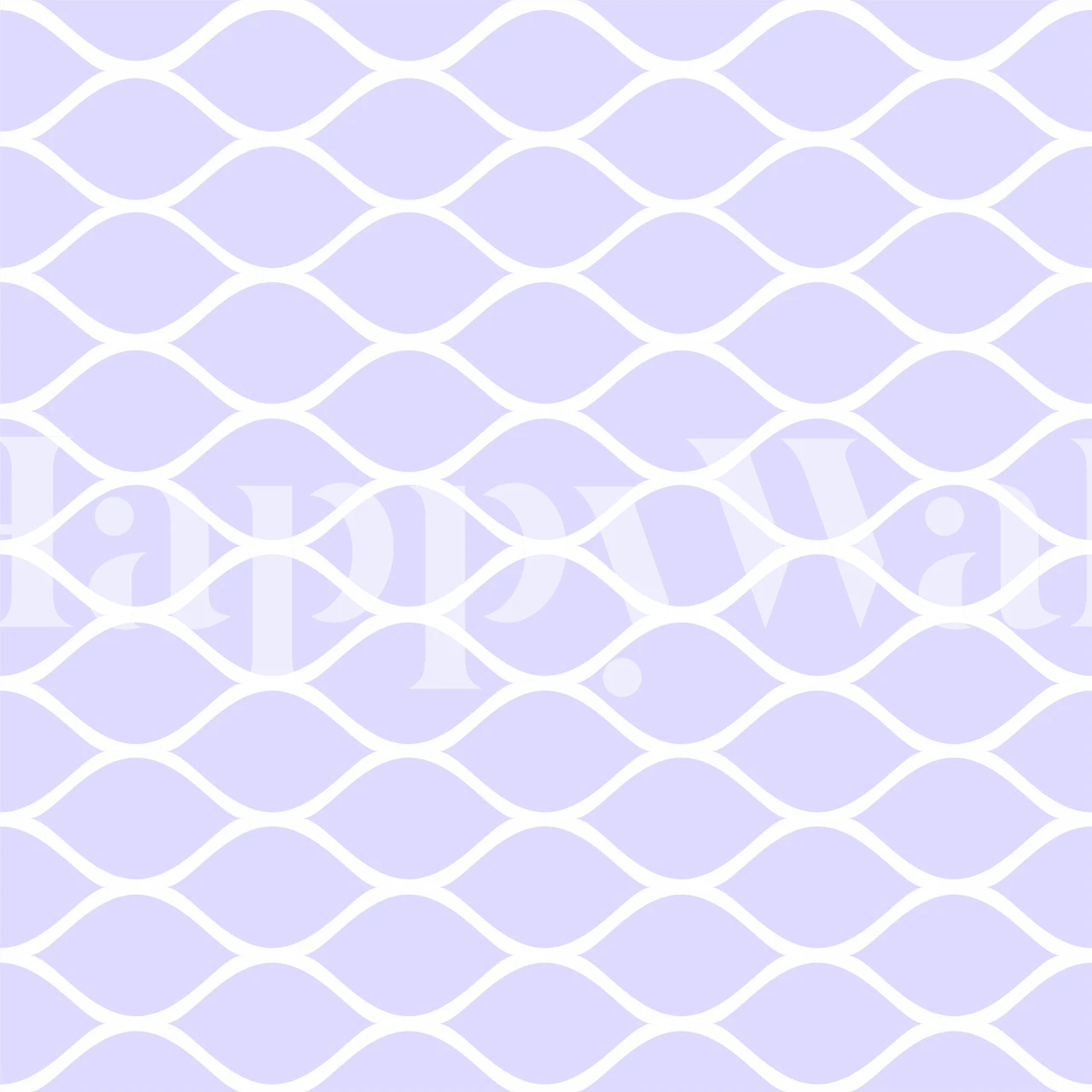 Fototapeta s pastelově fialovým ogee vzorem pro uklidňující atmosféru pokoje