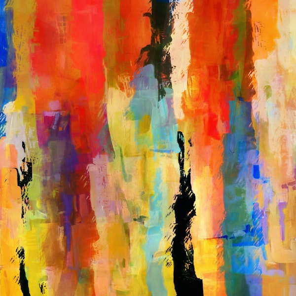 Vertical Brush Strokes 2
