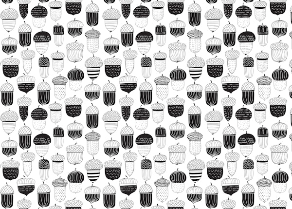 Doodle acorns