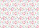 Waterclor florals on blue