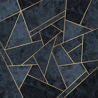 Soft Blue Abstract Mosaic Tile ταπετσαρία