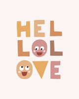 Hello Love boho 1 papiers peint