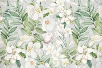 Exotic Camellia Garden 1 wallpaper