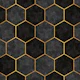 Urban Charcoal Hexagon Pattern