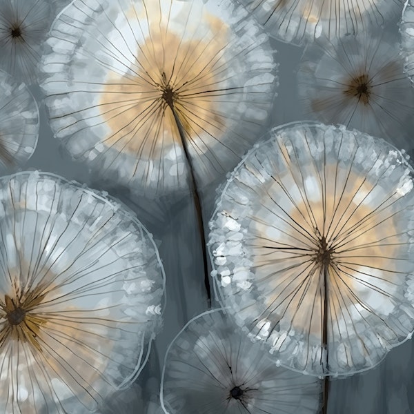 Abstract Dandelion Meadow 2