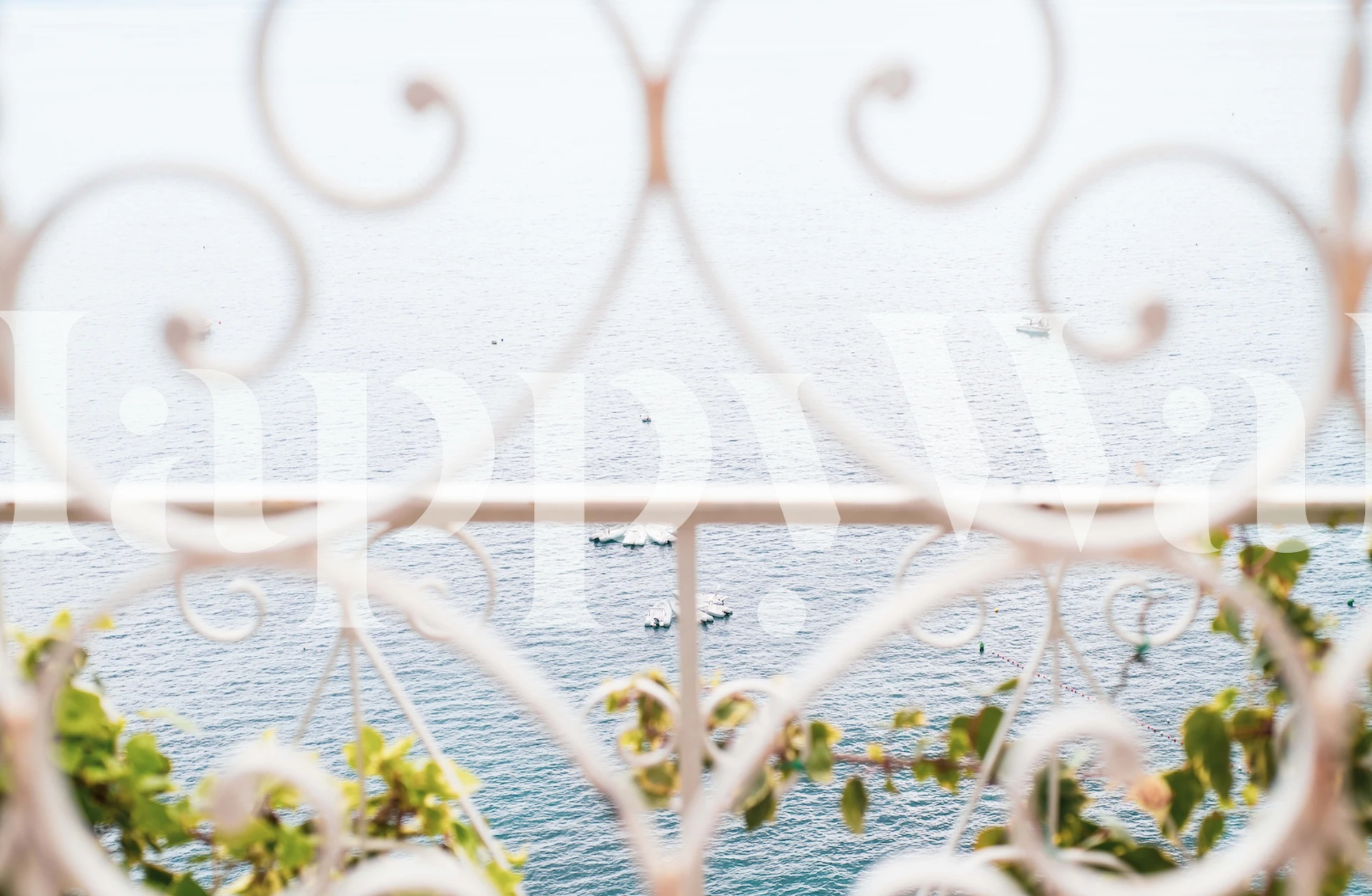 Vakker tapet med kystutsikt