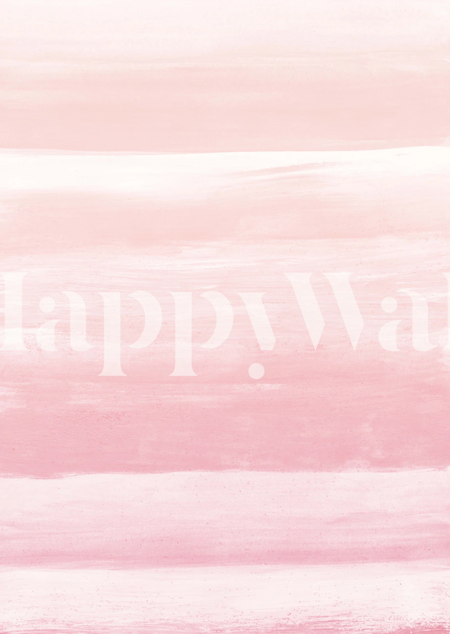 Watercolor abstract wallpaper in a room