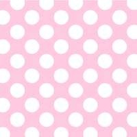 Polka Dots Rose Pink Print tapet