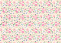 Pink watercolor flowers 3 wallpaper