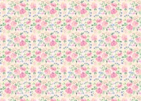 Pink watercolor flowers 3 wallpaper