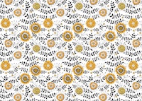 Doodle flowers 5 tapeta