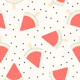 Watermelon Popsicles Dot Black