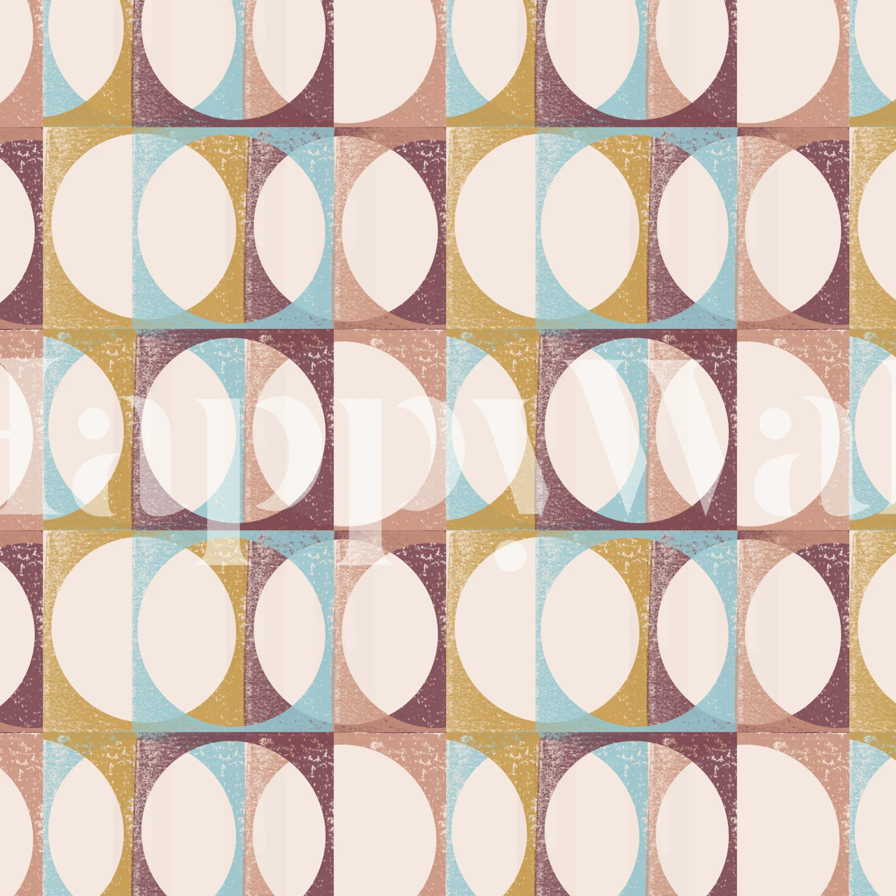 Modern Villa Pink Blush Arrows tapetti huoneessa