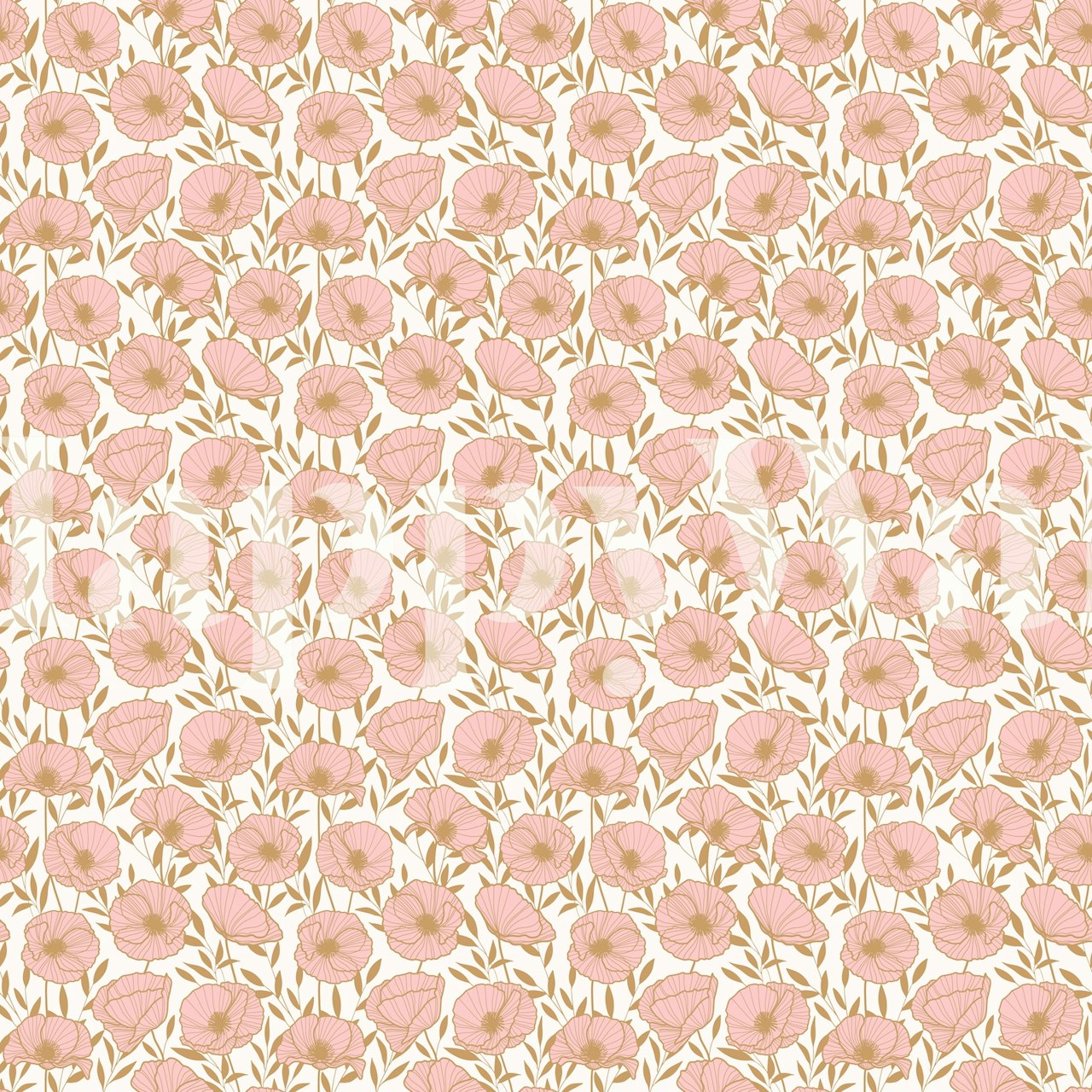 Tapeta Sweet Pink Anemones v místnosti