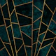 Luxury Teal Abstract Pattern