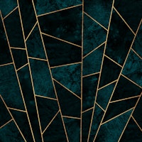 Luxury Teal Abstract Pattern tapete