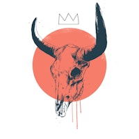 Bull Skull II ταπετσαρία