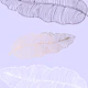 Pastel Lavender Palm Leaves