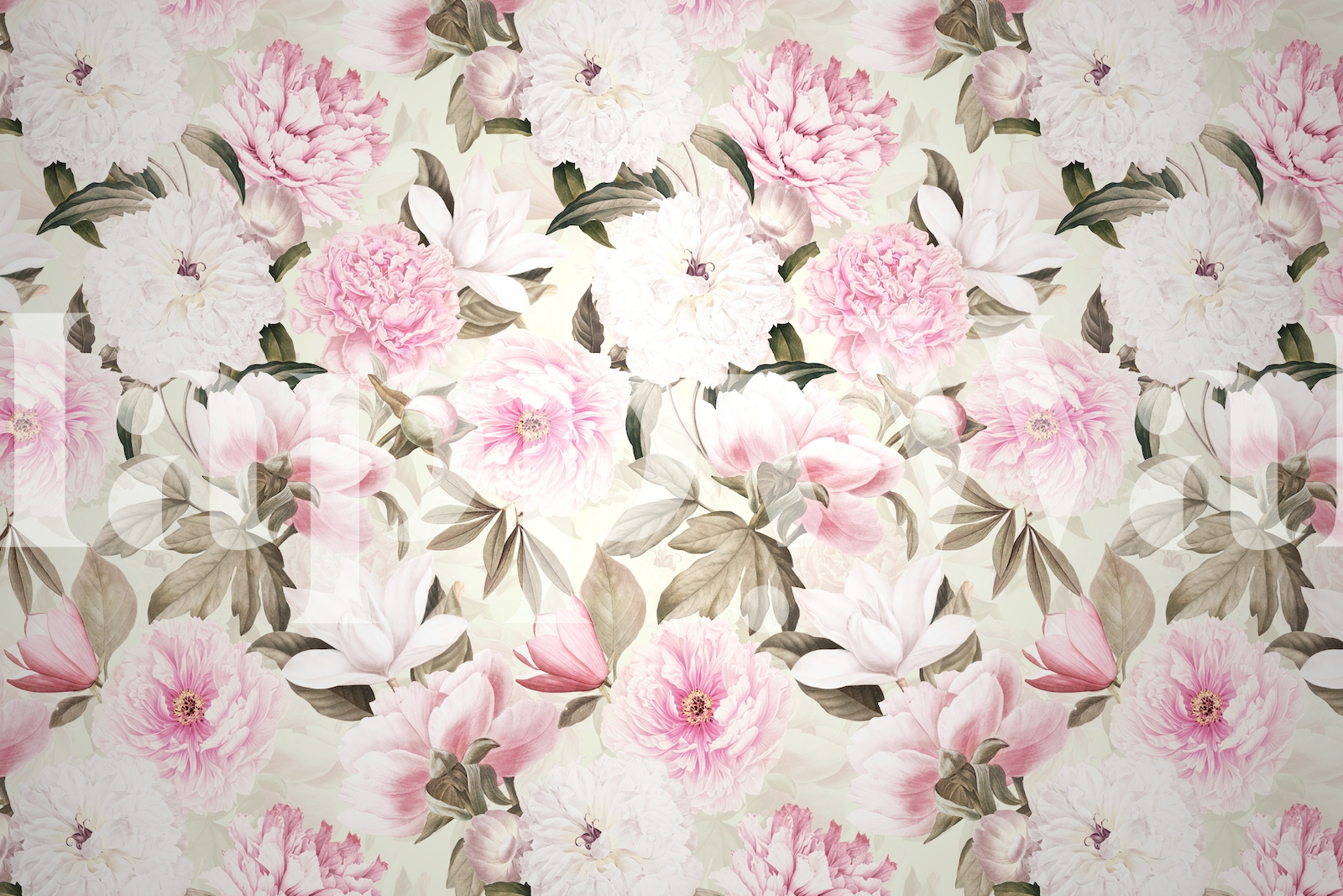 Peony Paradise Pink Wallpaper | Happywall