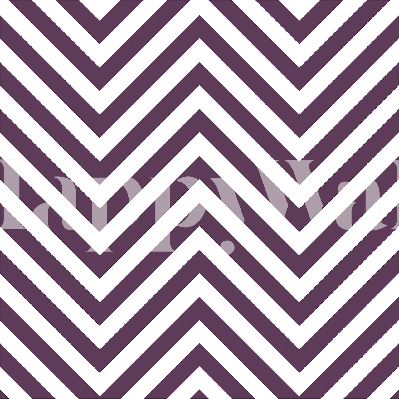Pozadina Plum Violet Chevron Pattern u sobi