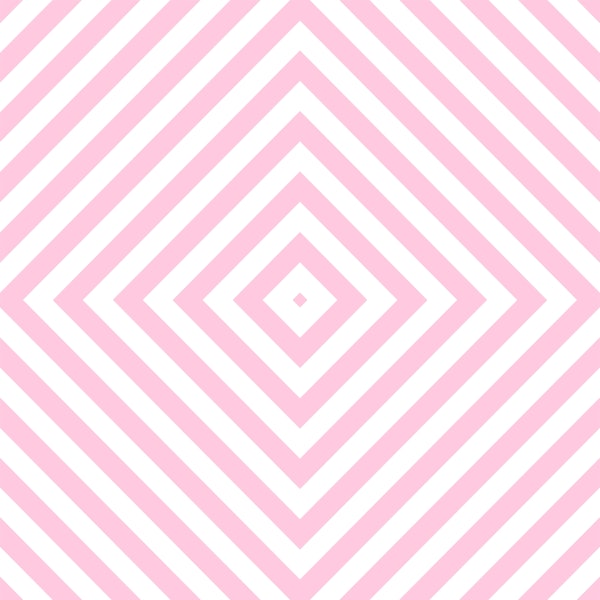 White Pastel Pink Geometric