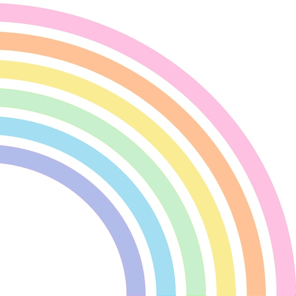 Pastel Half-Rainbow