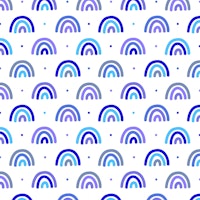 Vintage Blue Rainbows 2 tapete