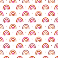 Vintage Red Rainbows 2 tapete