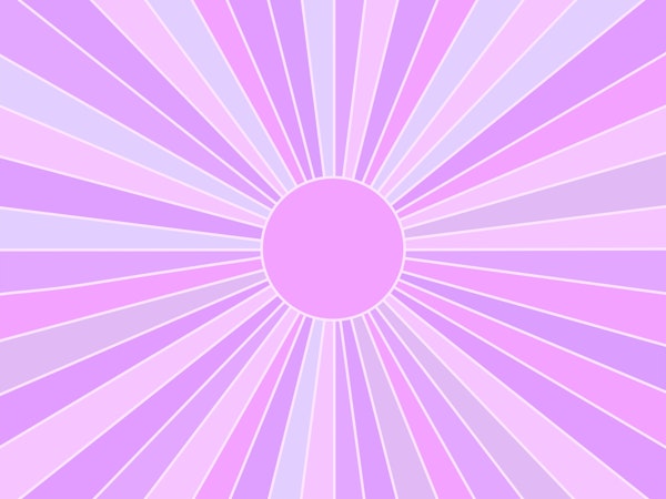 Vintage Sun - Pastel Pink