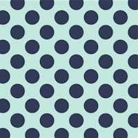 Mint Indigo Blue Polka Dots tapete