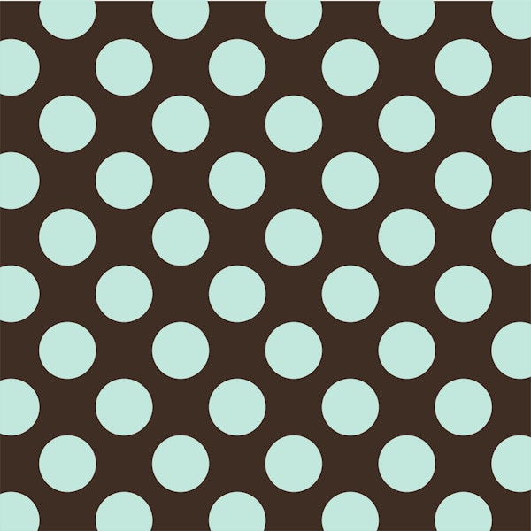 Dark Chocolate Mint Polka Dots