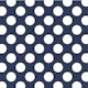 Dark Blue White Dots