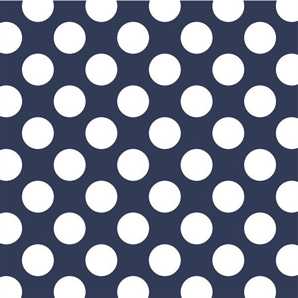 Dark Blue White Dots