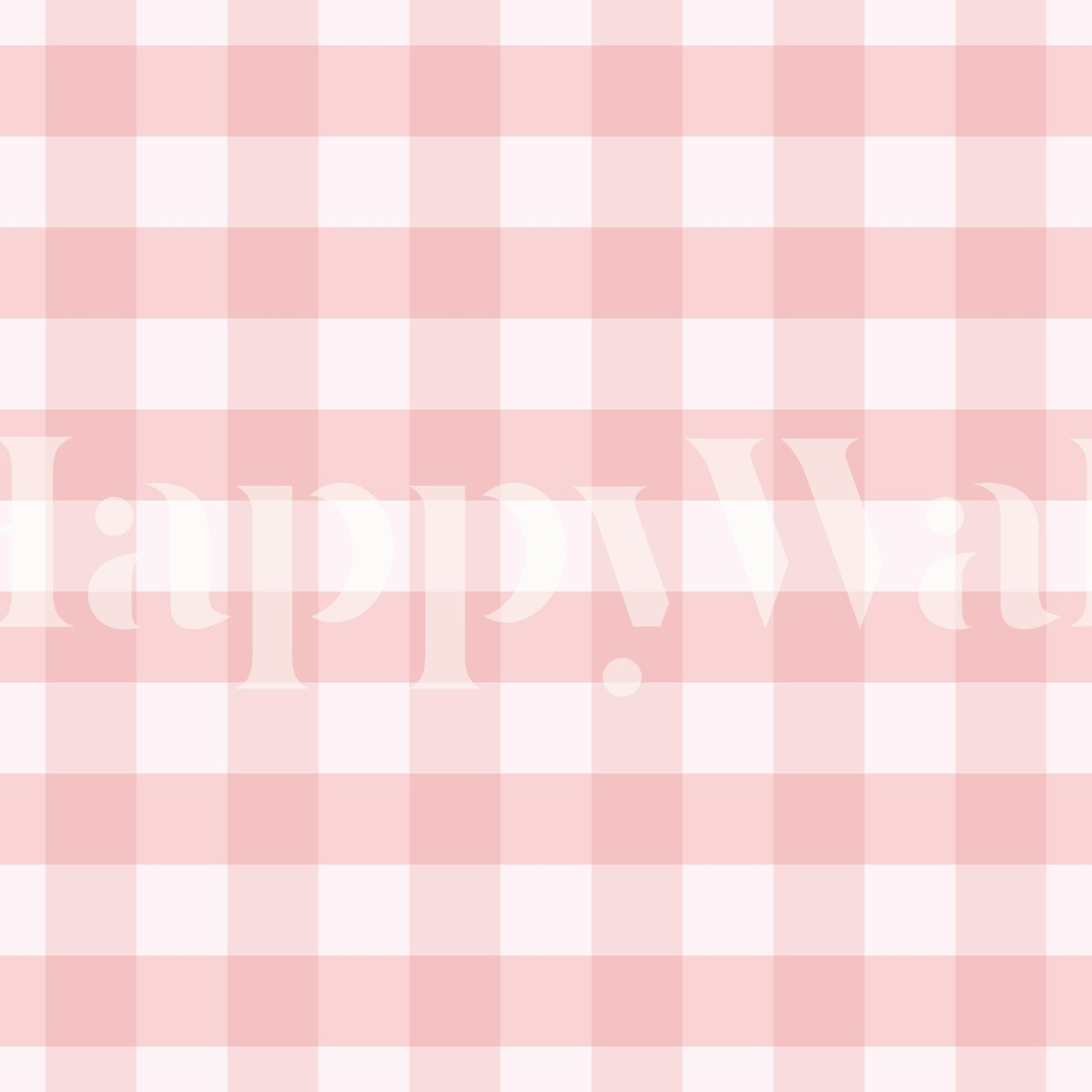 Pink Gingham Wallpaper - Classic and Cute | Happywall