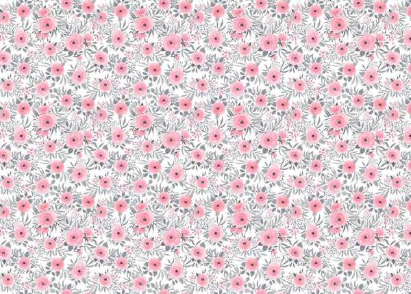 Pink watercolor flowers3