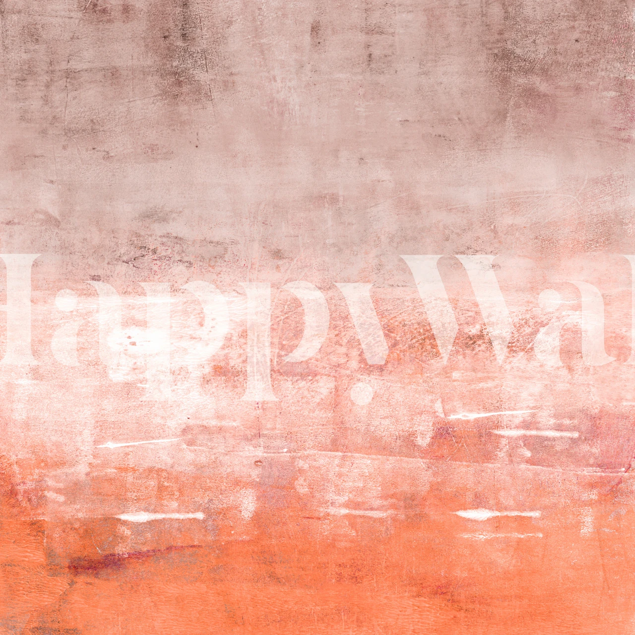 Soft coral abstract blended wallpaper with textured appearance