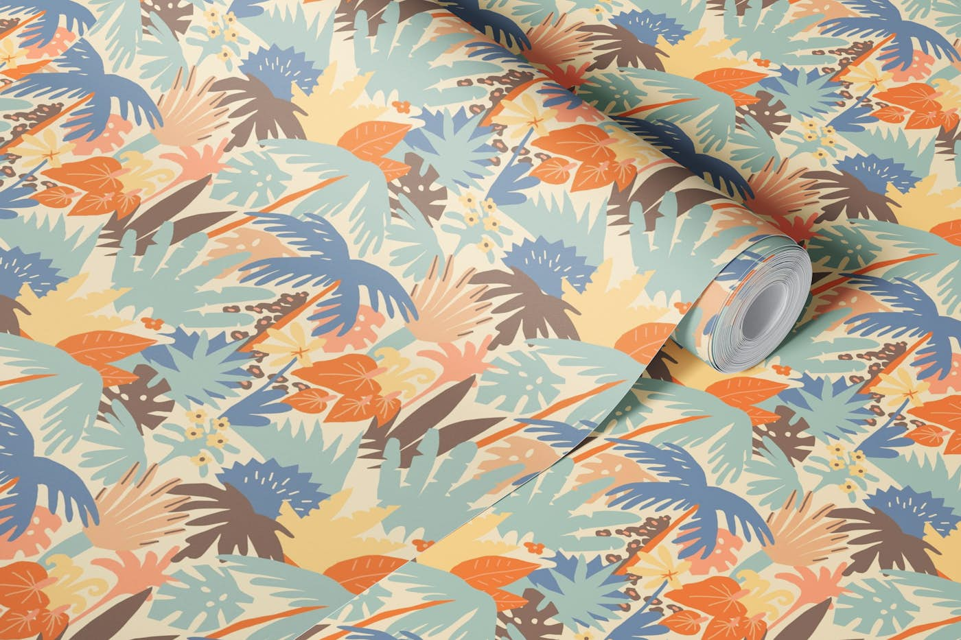 Hawaiian mood wallpaper roll