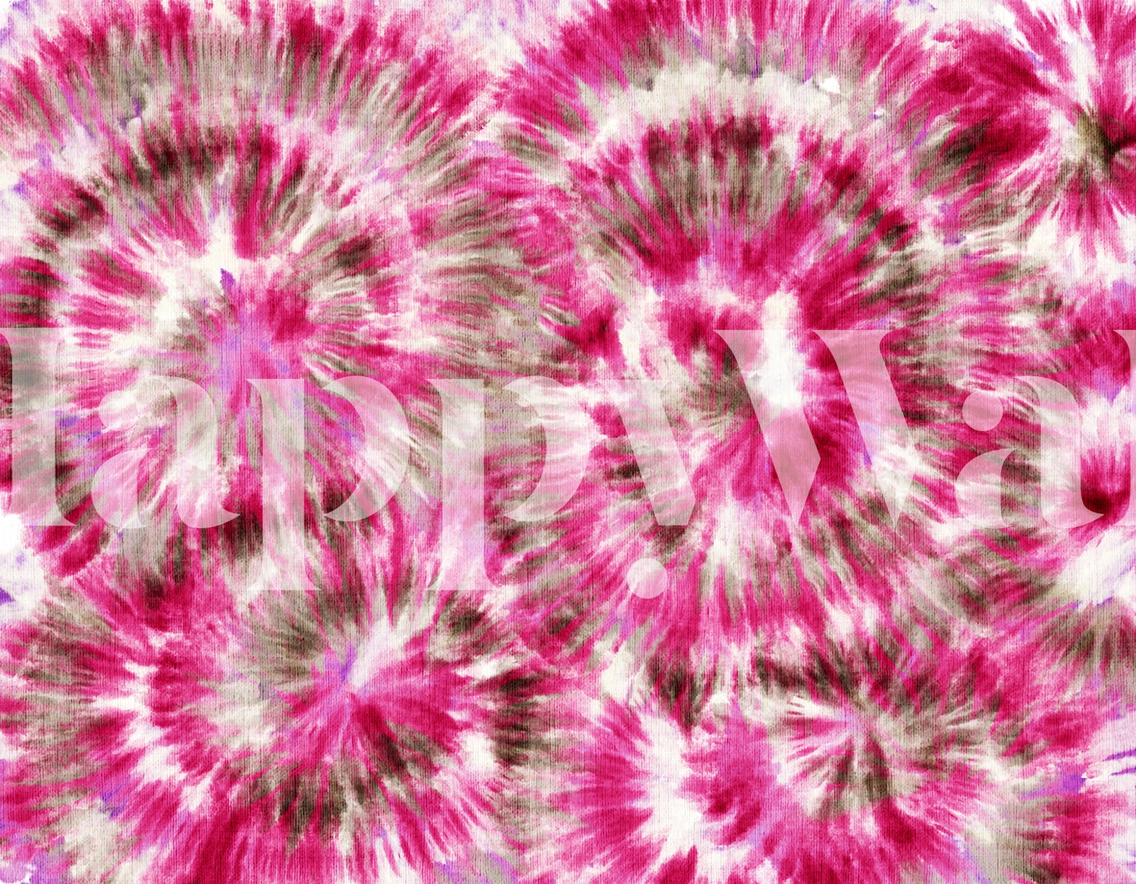 Pink and white tie dye circular patterns wallpaper