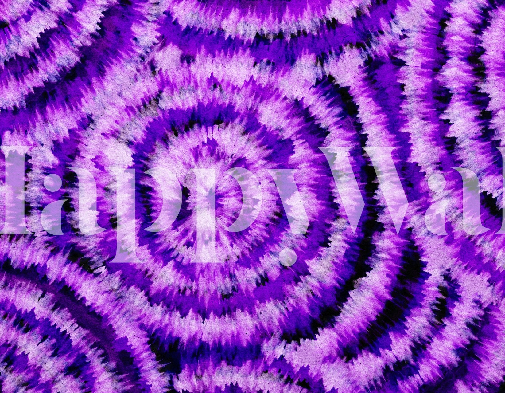 Tie dye pattern in purple and lilac swirls for wall mural